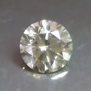 Diamanti sciolti 0,66 carati 5,4 mm rotondi non trattati con fantasia champagne terra naturale estratti - Foto 1 di 2