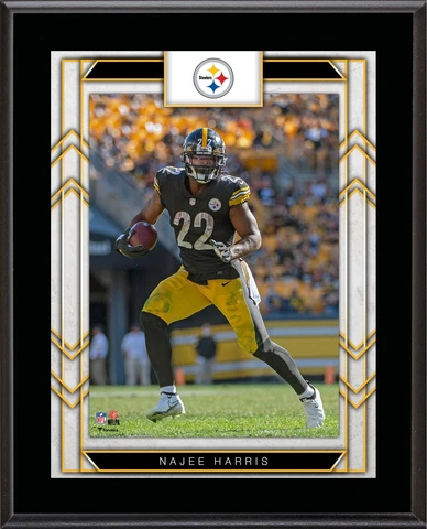 Najee Harris Pittsburgh Steelers 10.5" X 13" Sublimated Player Plaque Cover