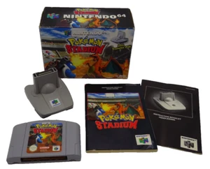 Pokemon Stadium With Transfer Pak N64 Nintendo 64 Game Boxed Complete - PAL UK - Picture 1 of 6