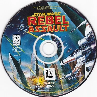 Vintage Star Wars Rebel Assault (PC Mac CD-ROM, 1993) *DISC ONLY* - Image 1 of 2