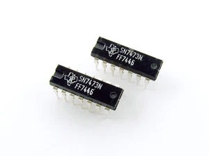 SN7473N [1pcs] Dual J-K Flip-Flop with Clear; Texas Instruments; DIP-14 - Picture 1 of 2
