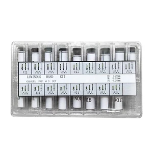 1.2/0.7/0.2mm Hole Luminous Watch Hands Pins Assortment Watchmaker Repair Parts - Foto 1 di 9