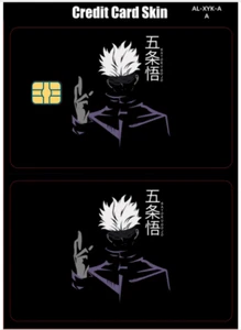 Jujutsu Kaisen Satoru Gojo Credit Card Smart Sticker Skin Small Chip Debit Bank - Picture 1 of 5