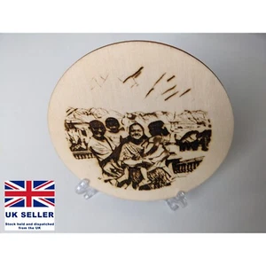 Personalised Photos - Laser Engraved On Wood - Memories - Gift For Her Or Him - Picture 1 of 5