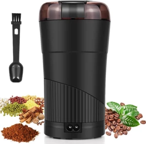 Coffee Grinder Electric, Herb Grinder, Coffee Bean Grinder Small, Spice Grinder - Picture 1 of 12
