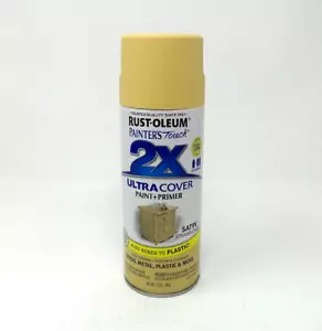 Rust-Oleum Painters Touch 2X Ultra Cover Paint + Primer - Satin Strawflower - Picture 1 of 2