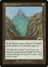 MTG Rare Erratic Portal x 1 SP - Exodus