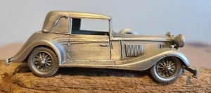 1936 Alvis Speed 25 Danbury Mint Pewter Car, Crafted in England - Picture 1 of 7