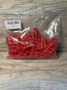 Plastic Step Down Golf Tees New Height Control Graduated Castle Tee 41mm 100pcs - Picture 1 of 2