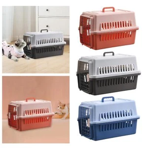 Portable Dog Travel Kennel Transport Box Breathable Tote Cage Crate Pet Supplies - Bild 1 von 22
