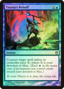 MTG FOIL Thassa's Rebuff - Born of the Gods #54 - Picture 1 of 1