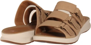 Clarks Un Adorn Lane Womens Slide Sandal Sand Nubuck 10 WIDE - Picture 1 of 3
