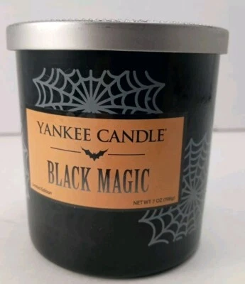Halloween YANKEE CANDLE BLACK MAGIC Whimsigoth  7 oz Candle Retired NEW Unlit - Image 1 of 4