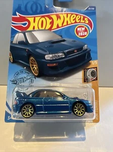 2020 HOT WHEELS NEW MODEL 98 SUBARU IMPREZA 22B STi-VERSION #23 BLUE JDM RALLY - Picture 1 of 5