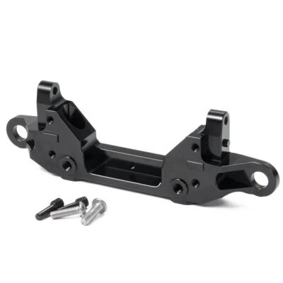 CNC Aluminum Black Rear Plate Bumper Mount for 1:10 Car Axial SCX10 III AXI03007 - Bild 1 von 4