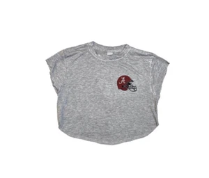 Way Way Down in Alabama Where They Love Nick Saban Cropped T-Shirt Girl Size XL - Picture 1 of 5