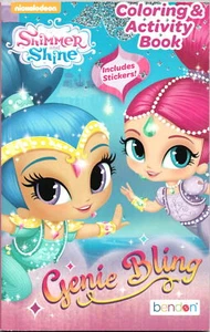 NEW Shimmer & Shine Coloring and Activity Digest Book w/ Stickers - Great Gift! - Picture 1 of 1