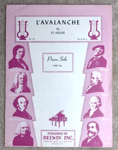 L'Avalanche by St. Heller Klavier Solo BNOTEN Belwin - Bild 1 von 3