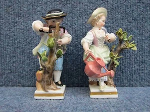 Pair of Meissen porcelain G-series G4 Boy & Girl same modeller and painter, coll - Picture 1 of 12
