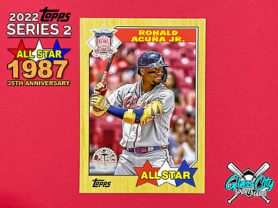2022 Topps Series 2 - 1987 Topps All Star Singles - **COMPLETE YOUR SET** • 2.99$