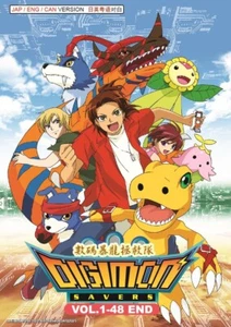 Anime DVD Digimon Savers Complete TV Series Vol.1-48End English Dubbed - Picture 1 of 4