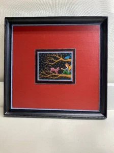 Originale Don Cadoret ""Saving a Friend"" ~ 1997 8,5"" largo x 9"" alto. Acrilico - Foto 1 di 5