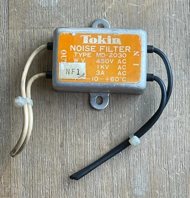 TOKIN MD-2030 NOISE FILTER 3A 450VAC - Image 1 of 4