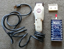 Vintage Wahl  Senior Model 850 Professional Clippers +Wahl Oil Can + Attachment