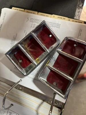 1976 Chrysler Cordoba Rear Corner Marker Lamp Housings - Image 1 of 3