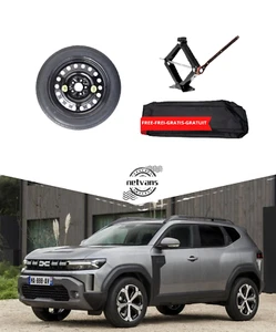 Ruotino di Scorta 17" per DACIA DUSTER con Cric e Astuccio OMAGGIO! 135/80R17 - Imagen 1 de 14