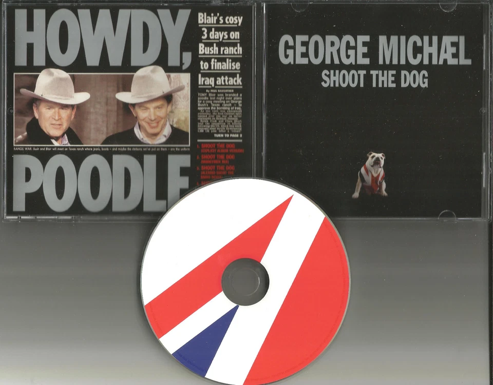 ДЖОРДЖ МАЙКЛ стреляйте в собаку с ремиксами и видео Европа компакт-диск сингл продавец из США 2003 - Изображение 1 из 1