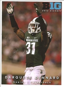 Darqueze Dennard AUTOGRAPHED MICHIGAN STATE SPARTANS 5X7 PHOTO SIGNED - Picture 1 of 1