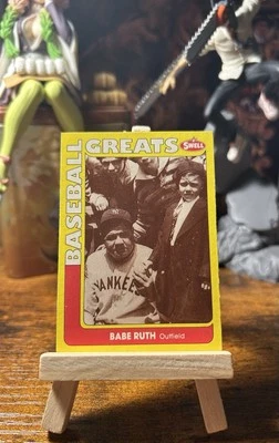 1990-91 Swell - Baseball Greats #124 Babe Ruth Baseball Card - Image 1 of 2