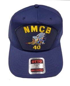 Marine Mobile Construction NMCB-40 Mütze - dunkelblau - Veteranenbesitz Geschäft - Bild 1 von 1