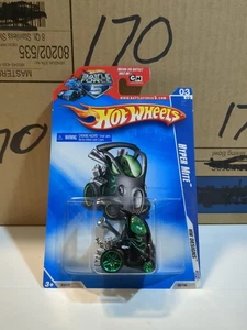 Hot Wheels HW Designs '09 Battle Force 5 Black & Green Hyper Mite Spielzeugauto 99/190 - Bild 1 von 6
