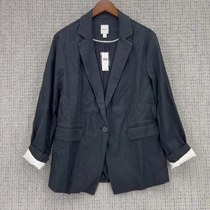 Anthropologie The Ettie Blazer by Maeve Linen Edition Size S - NWT - Picture 1 of 5