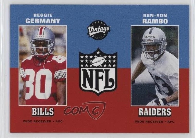 2001 Upper Deck Vintage Ken-Yon Rambo Reggie Germany #261 Rookie RC - Image 1 of 2