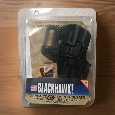 Blackhawk SERPA CQC Holster FN Five-seveN 5.7 (USG Version) Right Hand New - Image 1 of 4