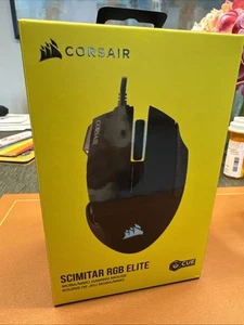 Corsair SCIMITAR RGB ELITE Gaming Mouse 18,000 DPI CH-9304211-NA - Photo 1/3