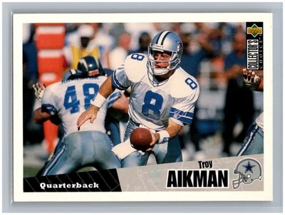 1996 Upper Deck Collector's Choice Troy Aikman #295 Dallas Cowboys NFL HOF - Image 1 of 3