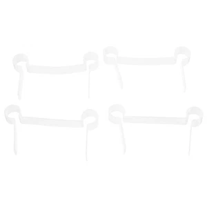  4pcs Shower Door Hinge Shims: Glass Shower Door Hinge Gaskets Replacement - - Picture 1 of 12