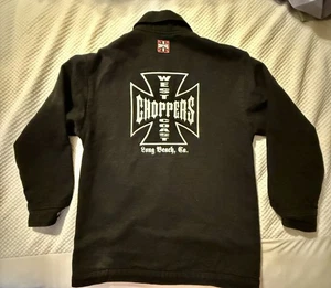 Chaqueta West Coast Choppers Prison Blues Motociclista Retro De Colección Grande - Imagen 1 de 7