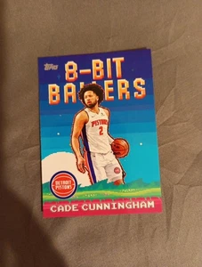 2025 Topps Cade Cunningham 8- Bit Ballers Detroit Pistons # 8B-1 - Picture 1 of 2
