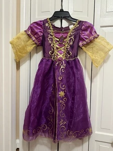 Disney Rapunzel Enredado Púrpura Vestir Niñas Talla 4-6x Disfraz Fiesta Halloween - Imagen 1 de 5