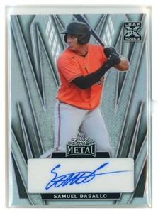 2024 Leaf Metal Baseball Samuel Basallo Silver Autograph - 6/35 - Picture 1 of 2