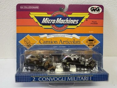 Micro Machines GIG Galoob No. 6407 Camion Articolati 2 Convogli Militari I - Imagen 1 de 4
