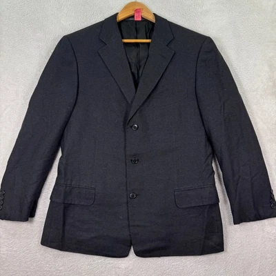 Jaqueta Blazer Ermenegildo Zegna Masculina 40R Seda/Cashmere Olho de Pássaro Casual Preppy - Imagem 1 de 4