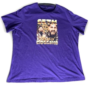 Camiseta Seth Freakin’ Rollins WWE XL Púrpura Lucha Gráfica Camiseta Licencia Adulto - Imagen 1 de 7