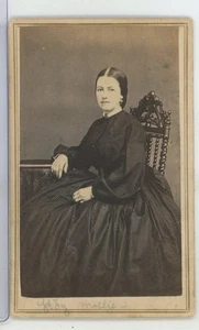 Mollie ? W.P. Wheeland Milton PA CDV Carte De Visite um 1865 - Bild 1 von 2