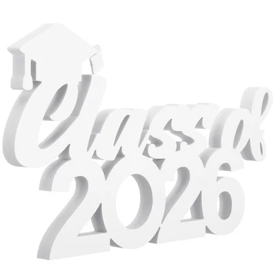 Clase de 2026 Decoraciones Nocturnas Accesorios Graduación Mesa Centros de Mesa para... Foto 1 de 4